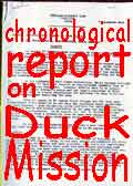 copy of the original report -- DUCK MISSION