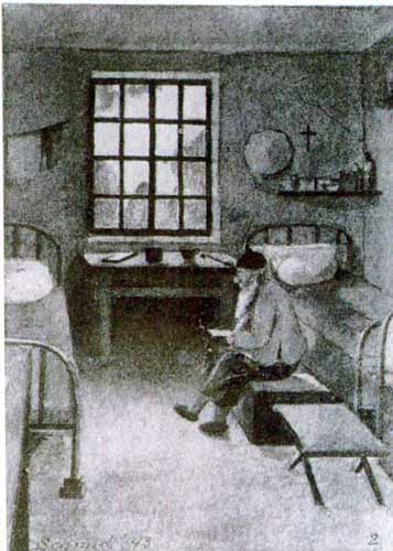 Father Louis Scmid's sketches of Weihsien