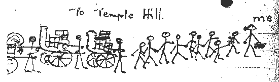 to Temple Hill