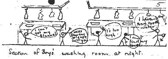 Boy's washing room