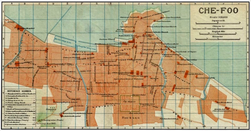 1924 map of Chefoo