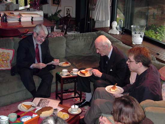 	 Albert, Father Hanquet and Rob ---