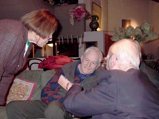 Janette, Leopold, Albert and Father Hanquet --