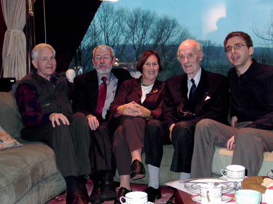 Leopold, Albert, Janette, Father Hanquet and Rob ---