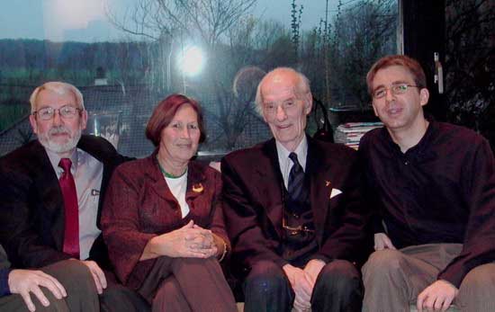  Albert, Janette, Father Hanquet and Rob --