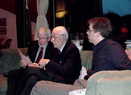 Albert, Father Hanquet and Rob ---