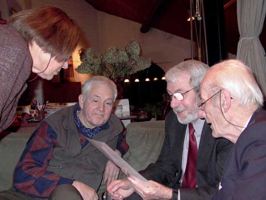  Janette, Leopold, Albert and Father Hanquet ---