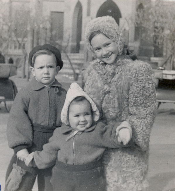 Leopold, Janette and our Weihsien born sister; Mary-Lou ---